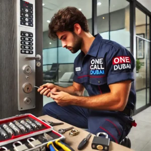 Men Lock Replacement work - Commercial Locksmith Service by One Call Dubai