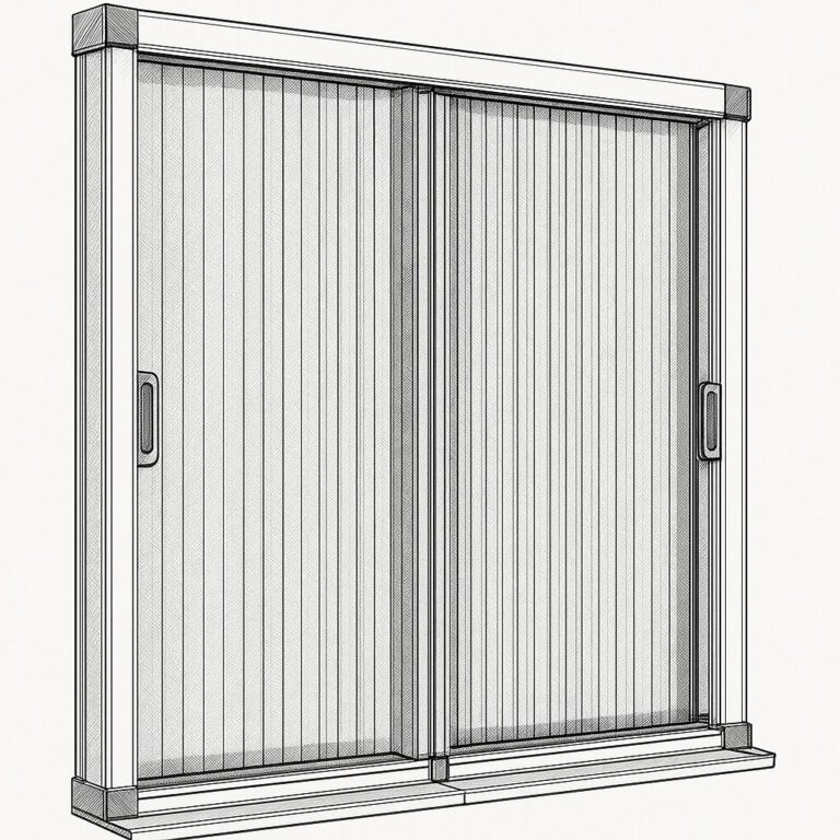 Pleated fly screen double side - One Call Dubai