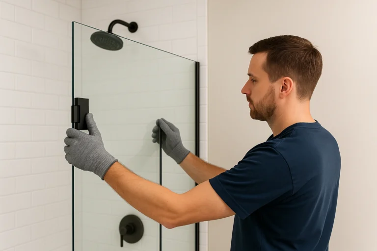 Frameless Glass Door Installation