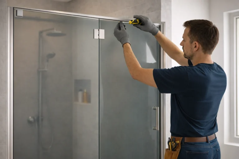 Frosted or Tinted Glass Shower Doors - OneCallDubai.com