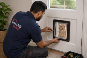 Cat Flap Installation_ Service in Dubai